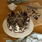 chocolate cake photography