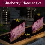 Eggless Blueberry Cheesecake on Pinterest